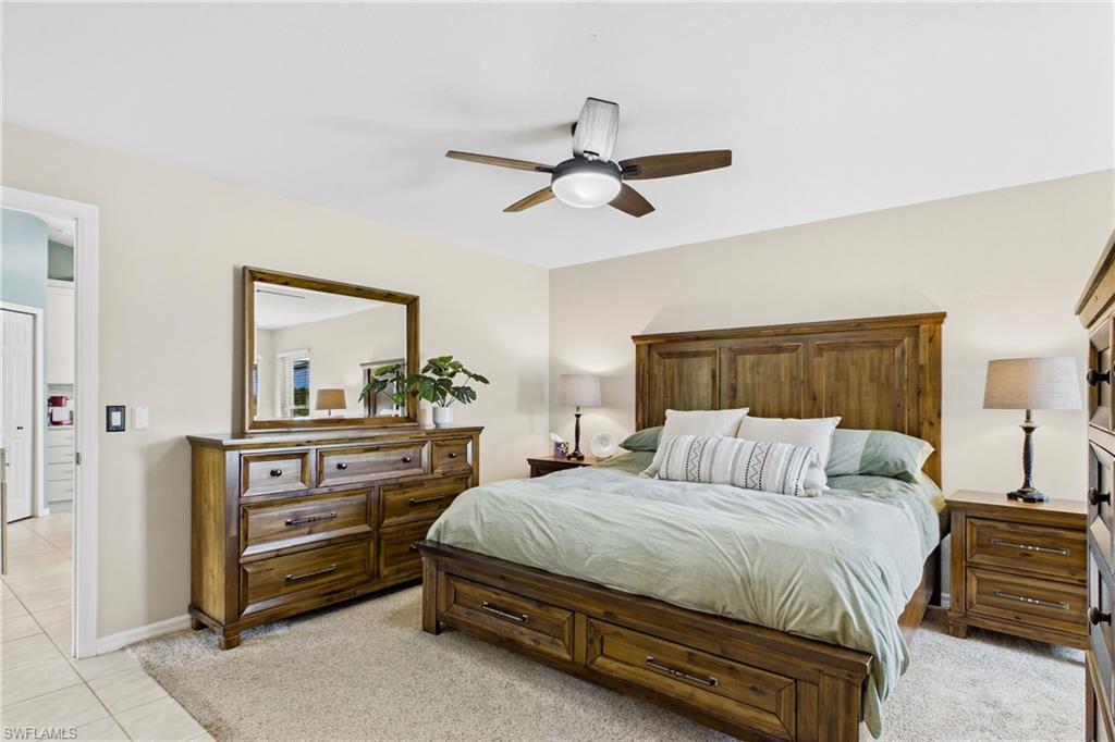 Master bedroom - very serene and neutral colors with plenty of space for furniture.