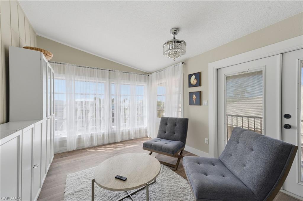 Sitting area right before you exit to the observation deck off the masterbedroom