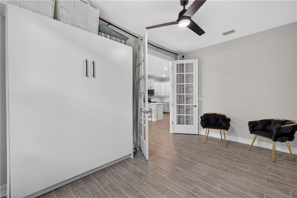 Den includes Murphy Bed
