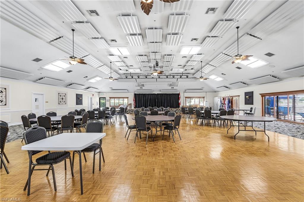 Community center in clubhouse.