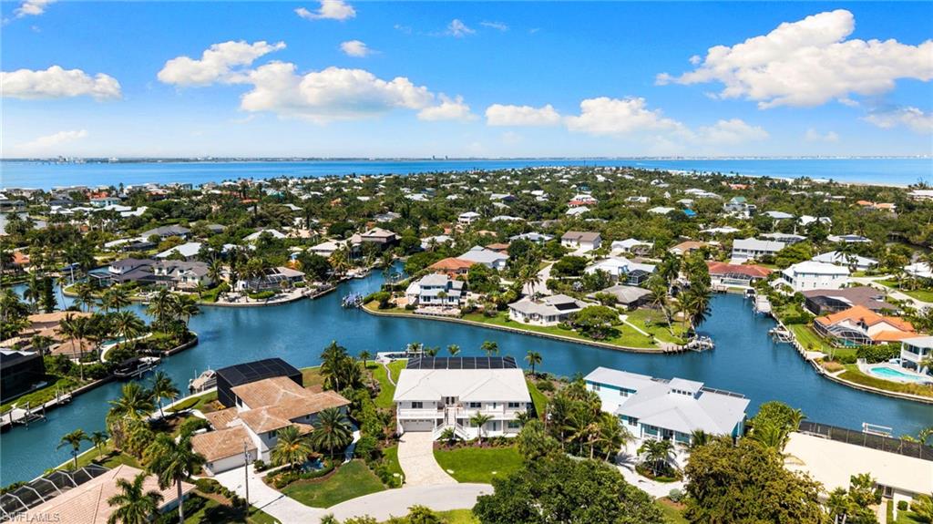 Waterfront community with extensive canal access and direct bay access