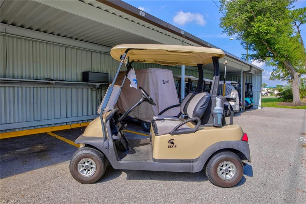 Golf Cart Space H8 and Golf Cart