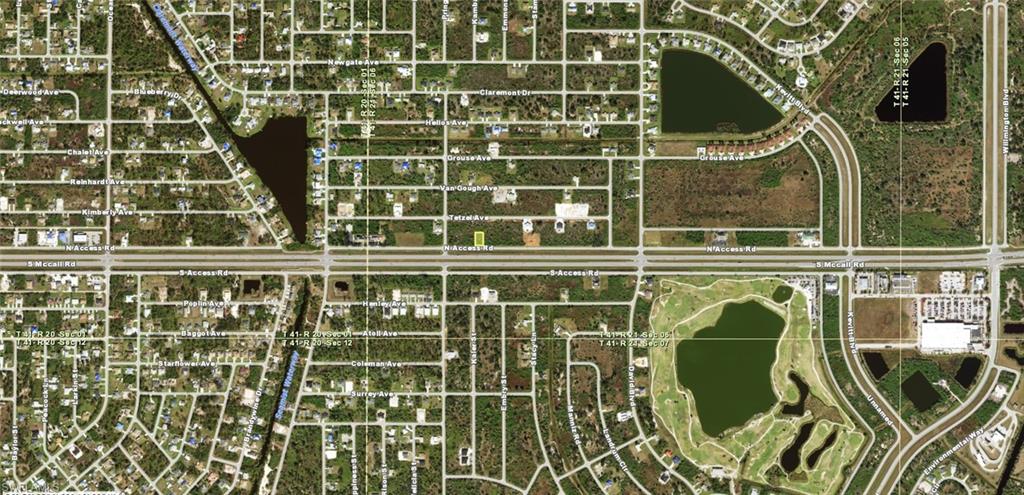 Aerial Map. Displaying the property's geographic location and surrounding infrastructure