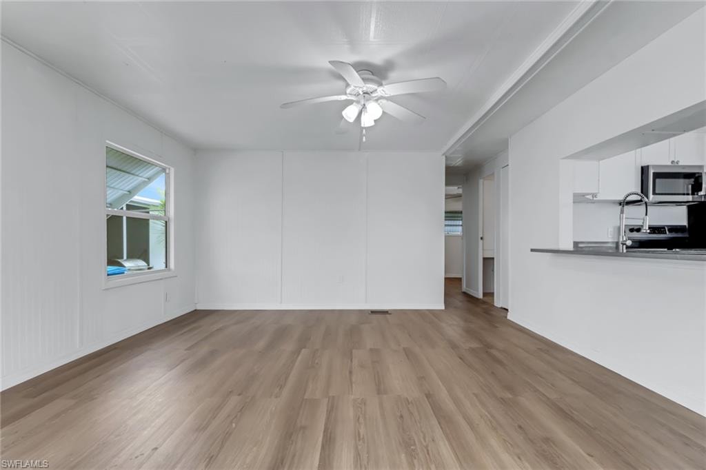 Living Area with Luxury Vinyl Plank Flooring