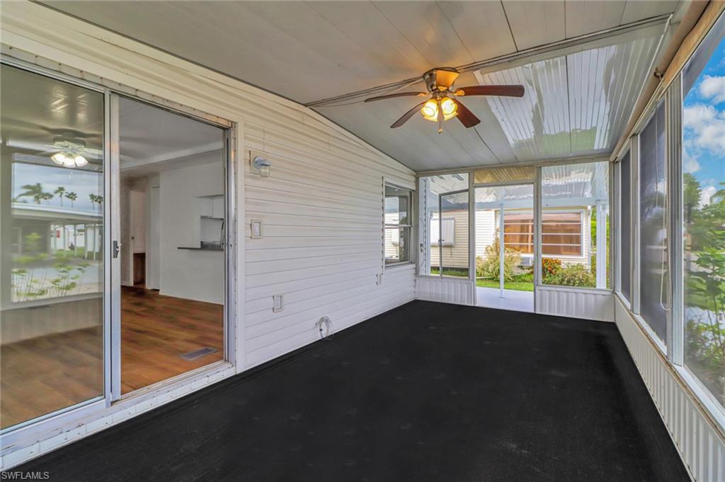 Sliding Glass Doors that lead into the Living Area