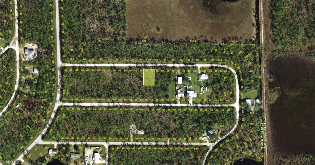 Plat Map. Illustrating the property boundaries and parcel numbering within a developed area