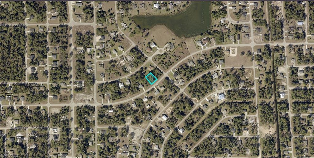 Aerial Property Map. Illustrating the property's location and surrounding structures