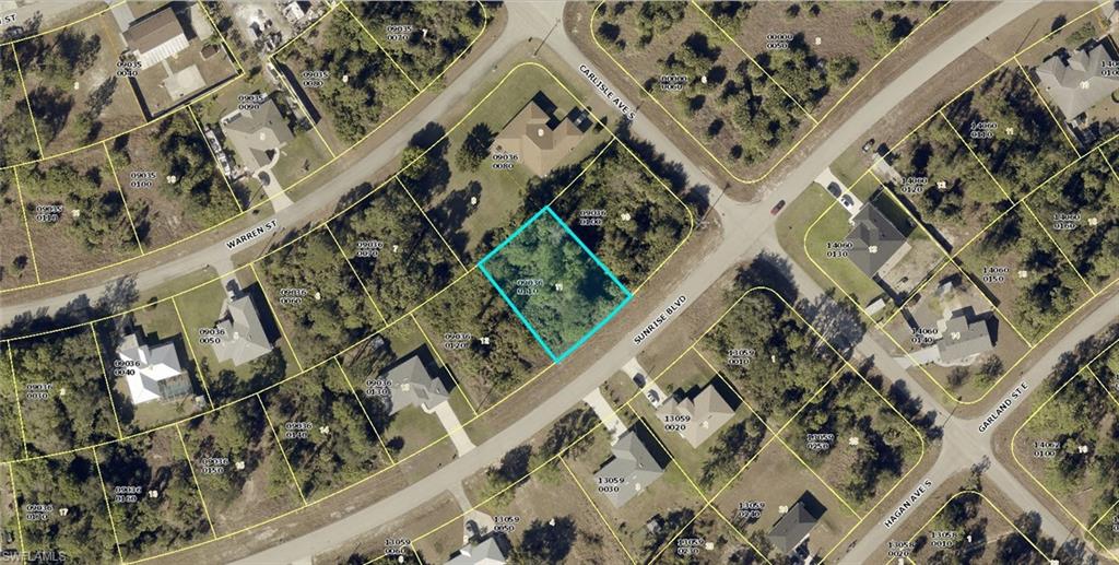 Aerial Map. Illustrating the property's parcel boundaries and surrounding properties