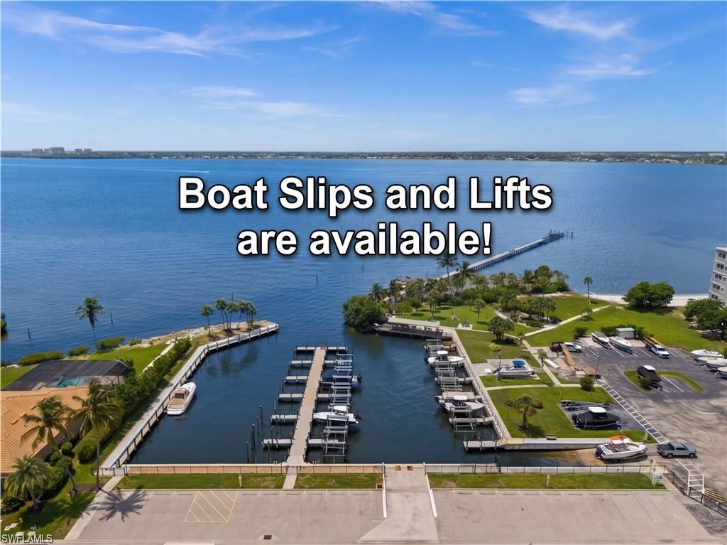 Enjoy your private marina access - where you can lease wet or dry slips. Currently also lifts are available for sale.