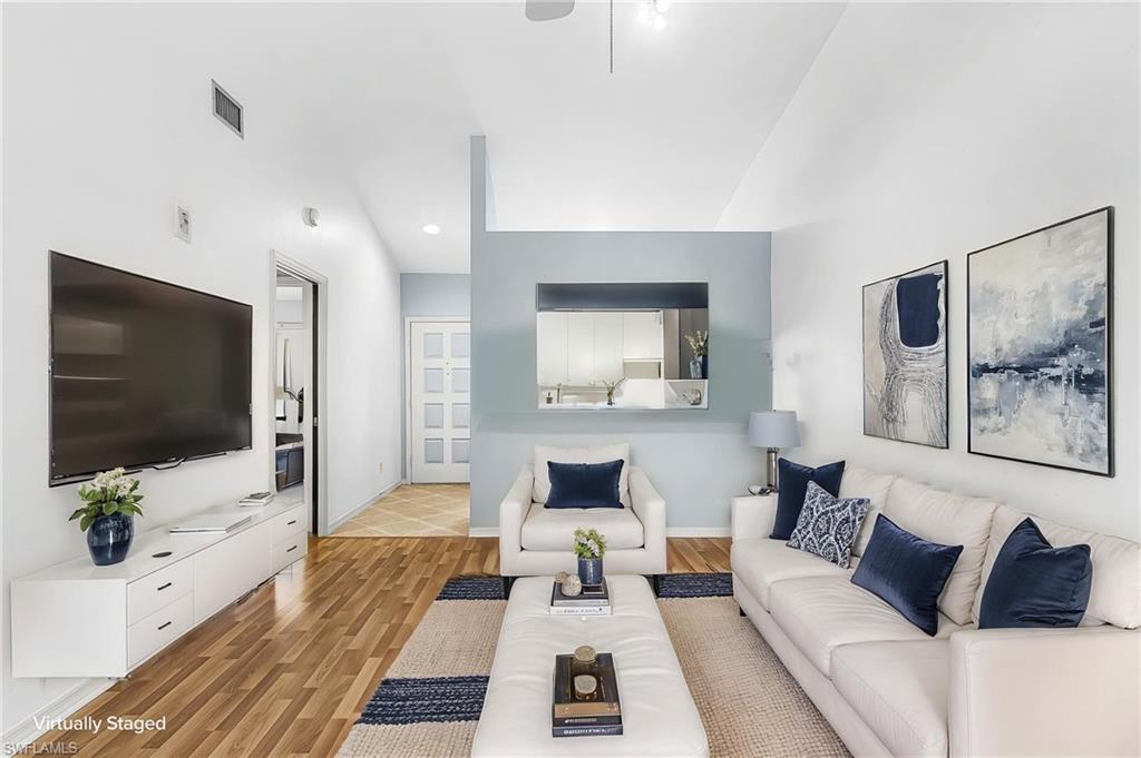 Living Room, virtually staged