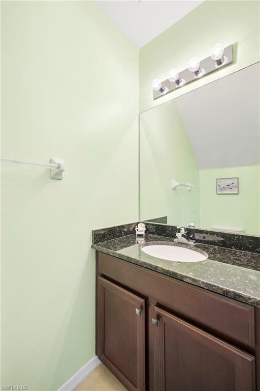 Downstairs half bath
