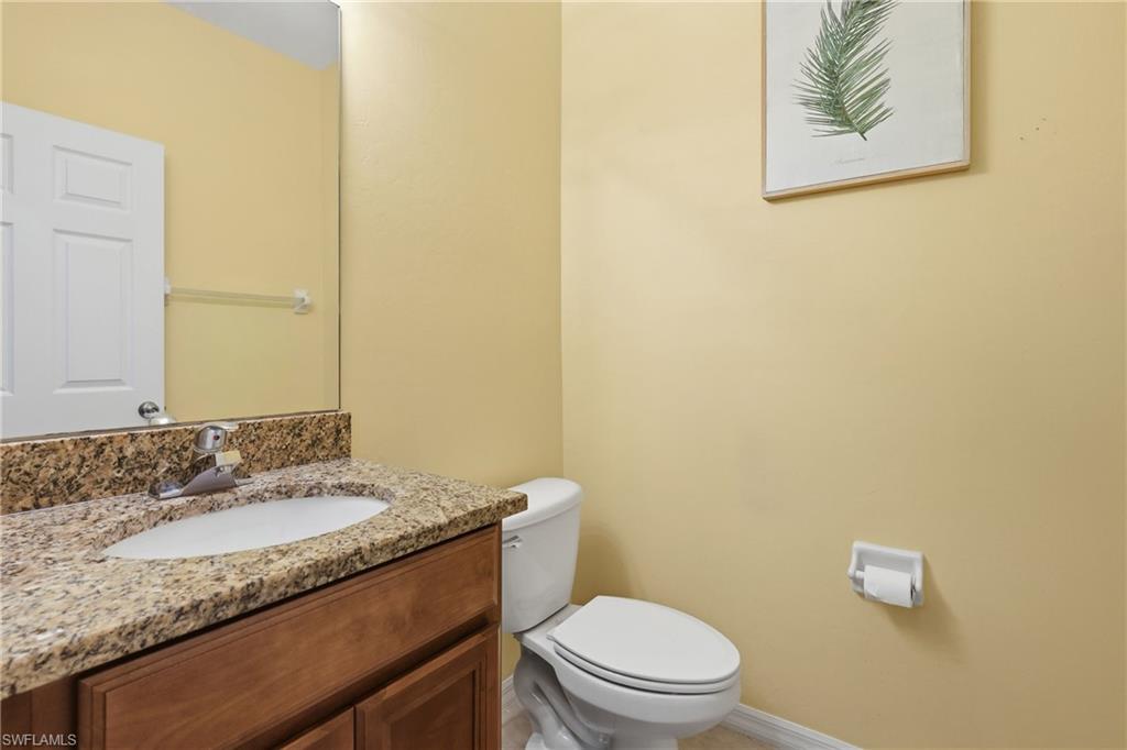 Convenient downstairs bathroom