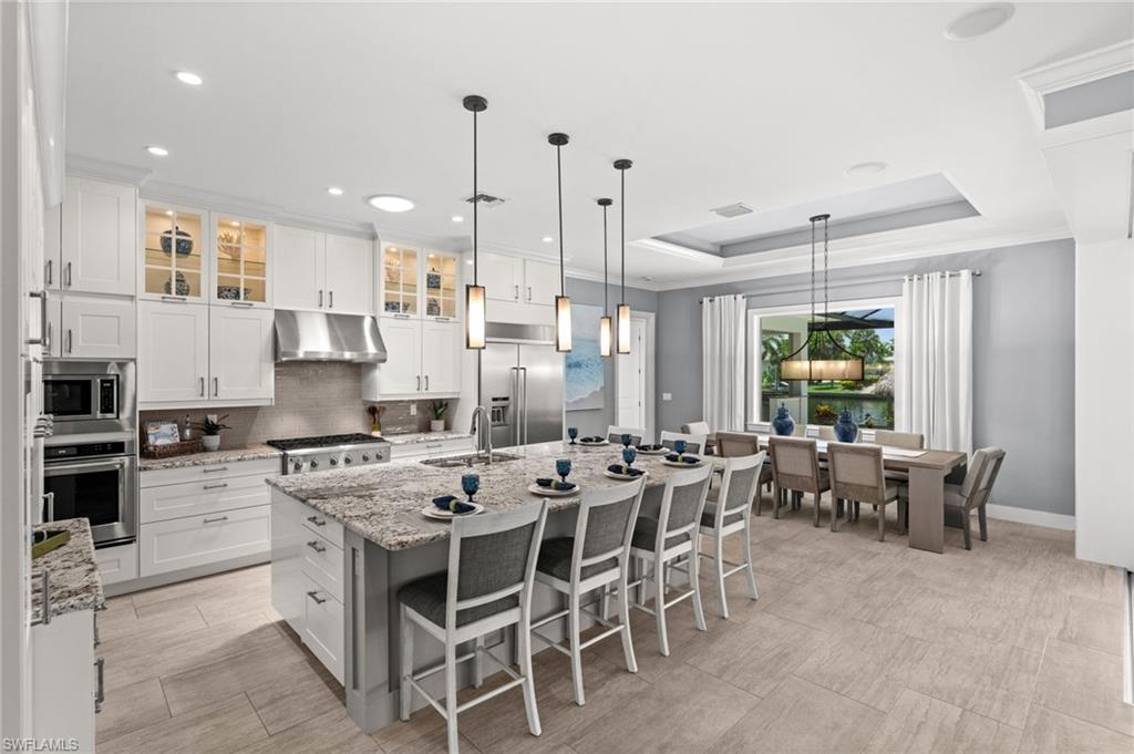 Open kitchen great for entertaining