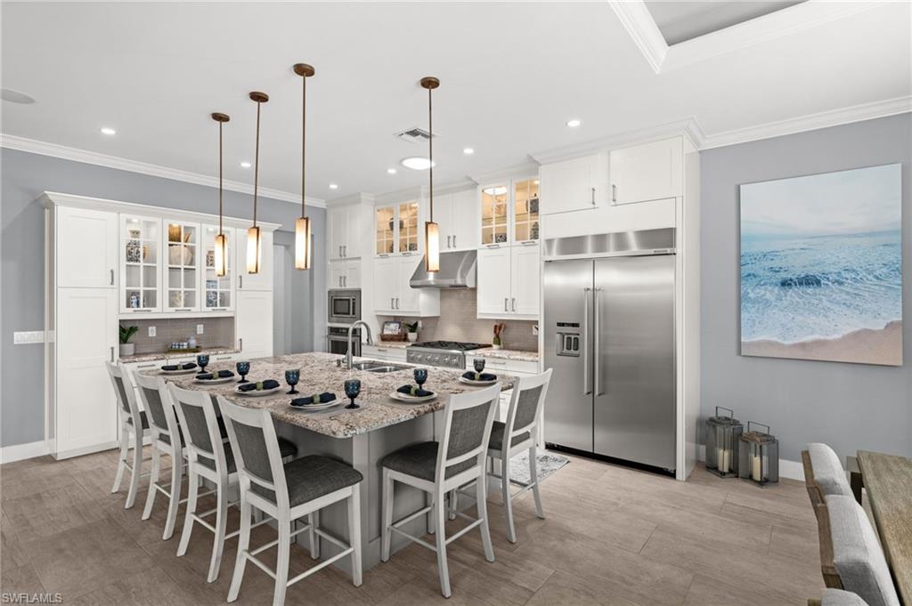 Kitchen Island with Breakfast Bar big enough for all your friends!