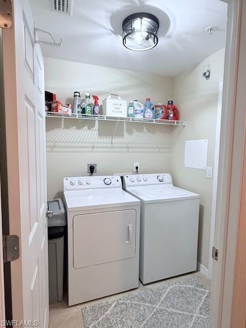 Laundry room and storage area