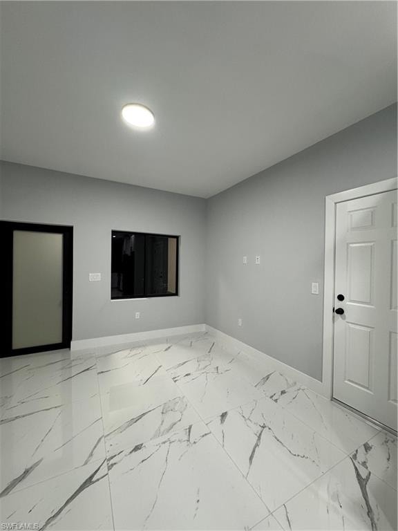 View of spare room