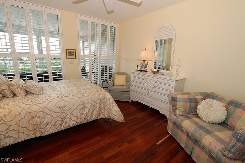 Hardwood flooring complementing light-toned walls