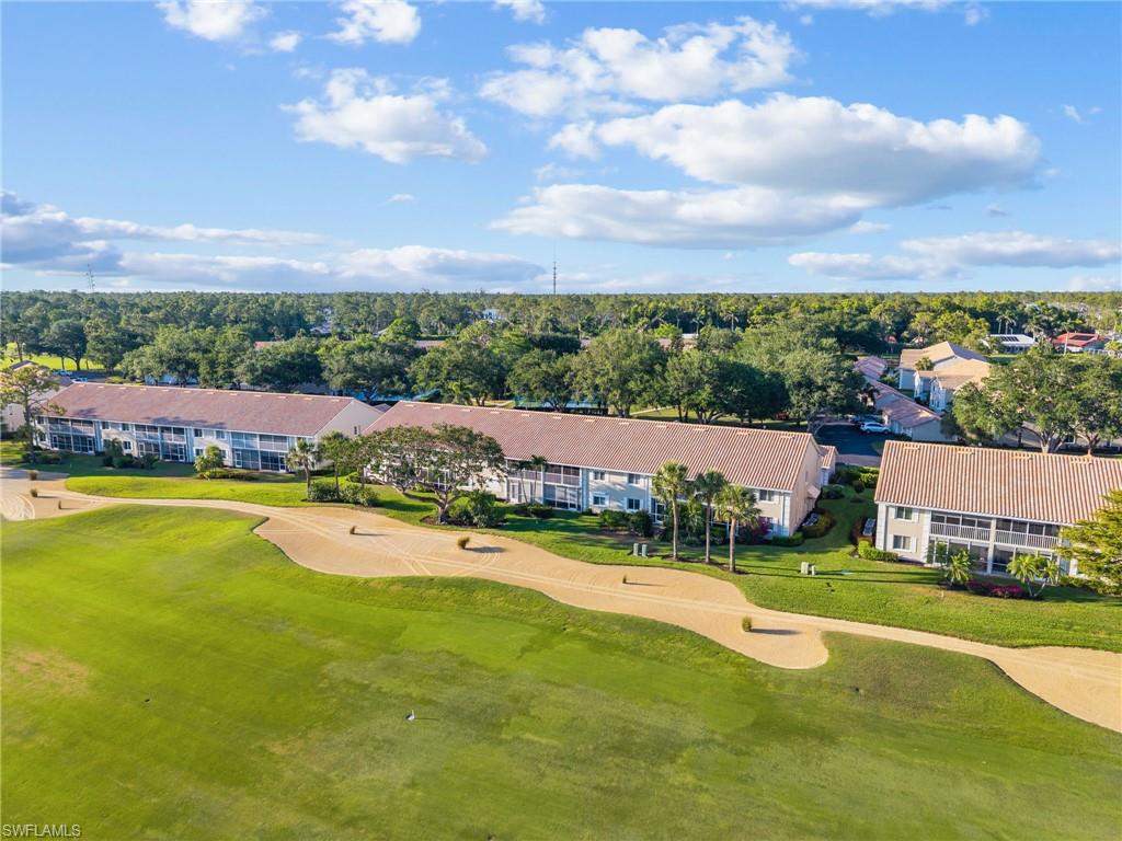 Aerial view of Golf course