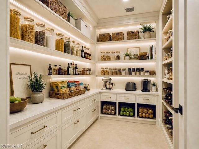 Virtually Staged Pantry