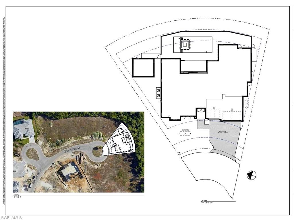 Custom Residence Site Plan on lot 59
