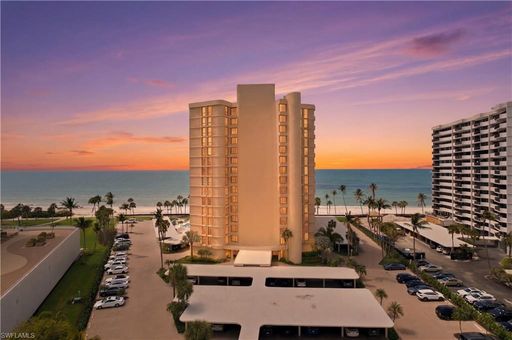 SURFSEDGE at sunset set on a beautiful warm winters night in Park Shore beach in Naples, Florida