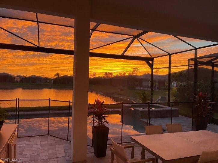 private pool and spa panoramic screening for beautiful sunsets
