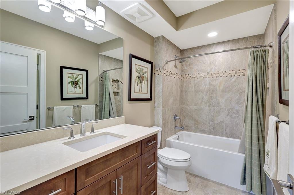 Jack and Jill bath that connects to second bedroom