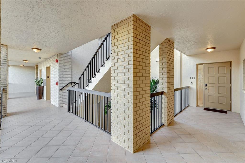 Exteriour of unit 133 and elevator to the unit