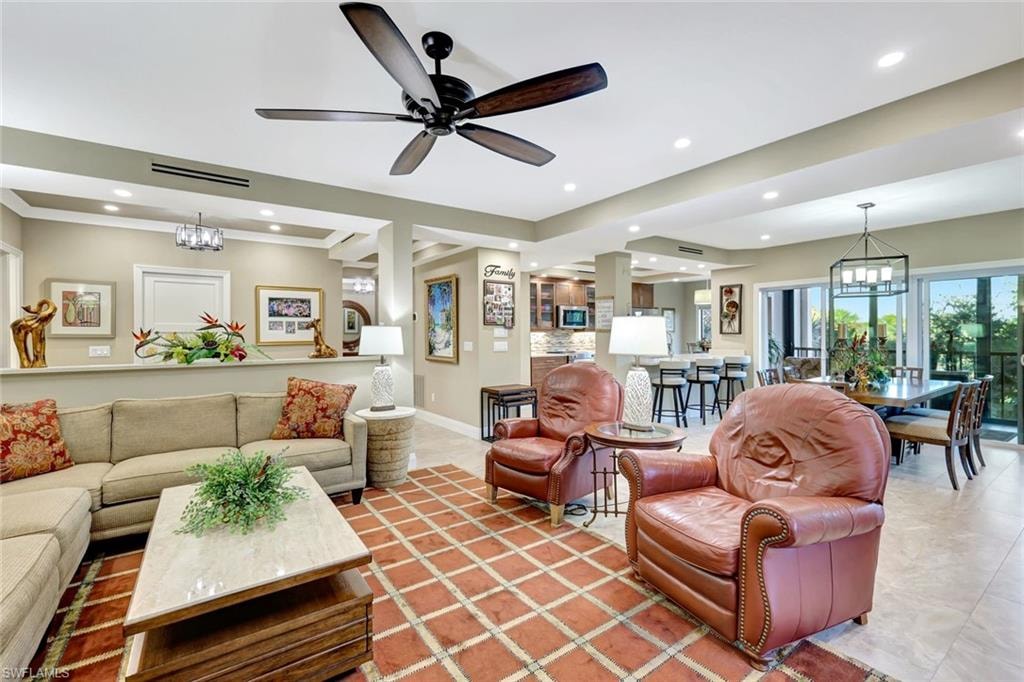 Open Great room with desiners touches
