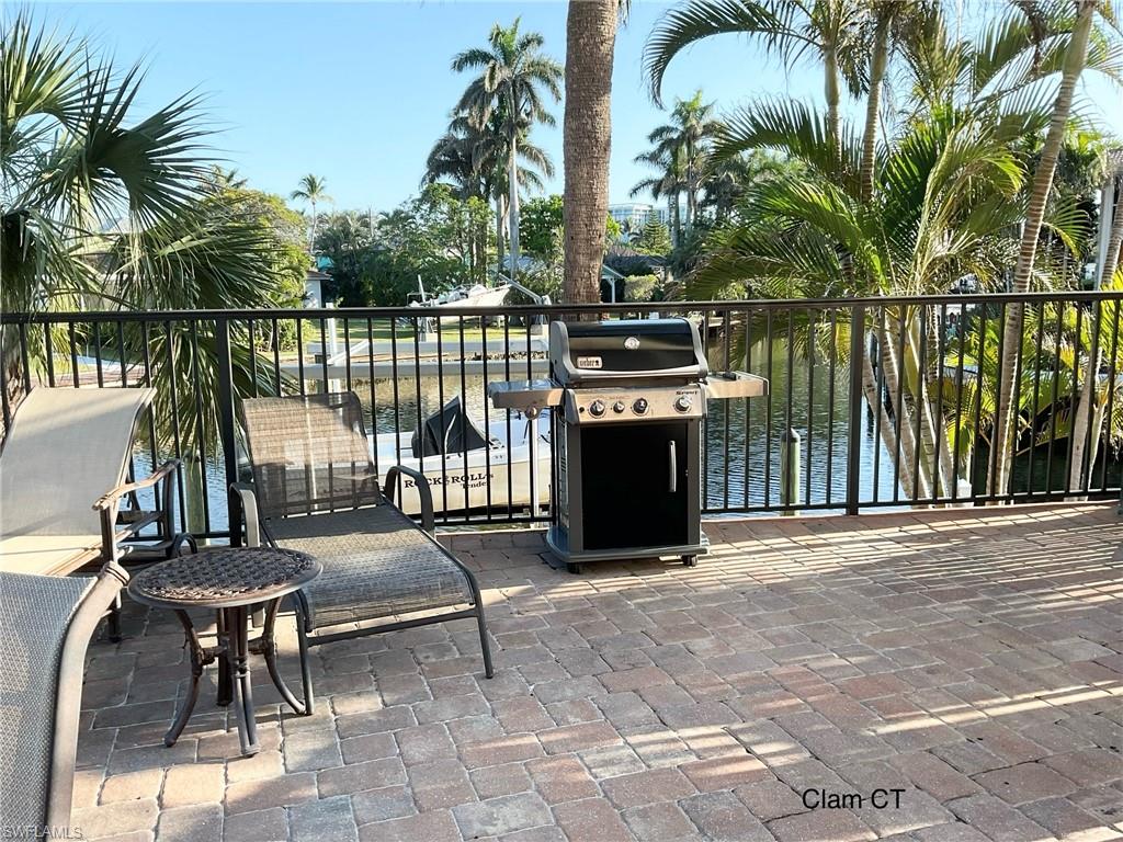 BBQ area poolside