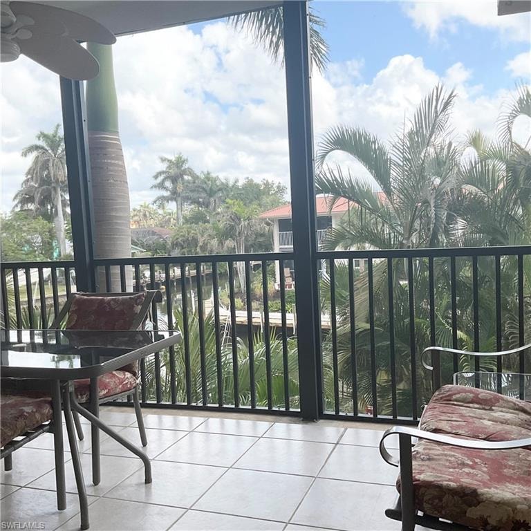 View of first level lanai off of great room