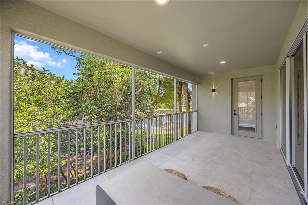The oversized lanai is easily accessed from the primary retreat for morning coffee or evening relaxation
