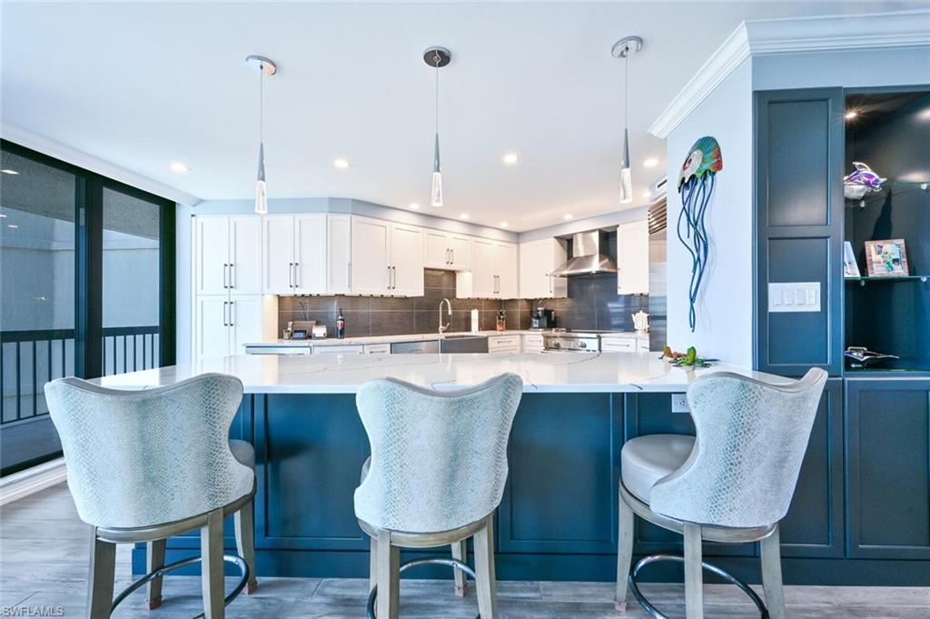 Lots of built-in & lighted extra storage