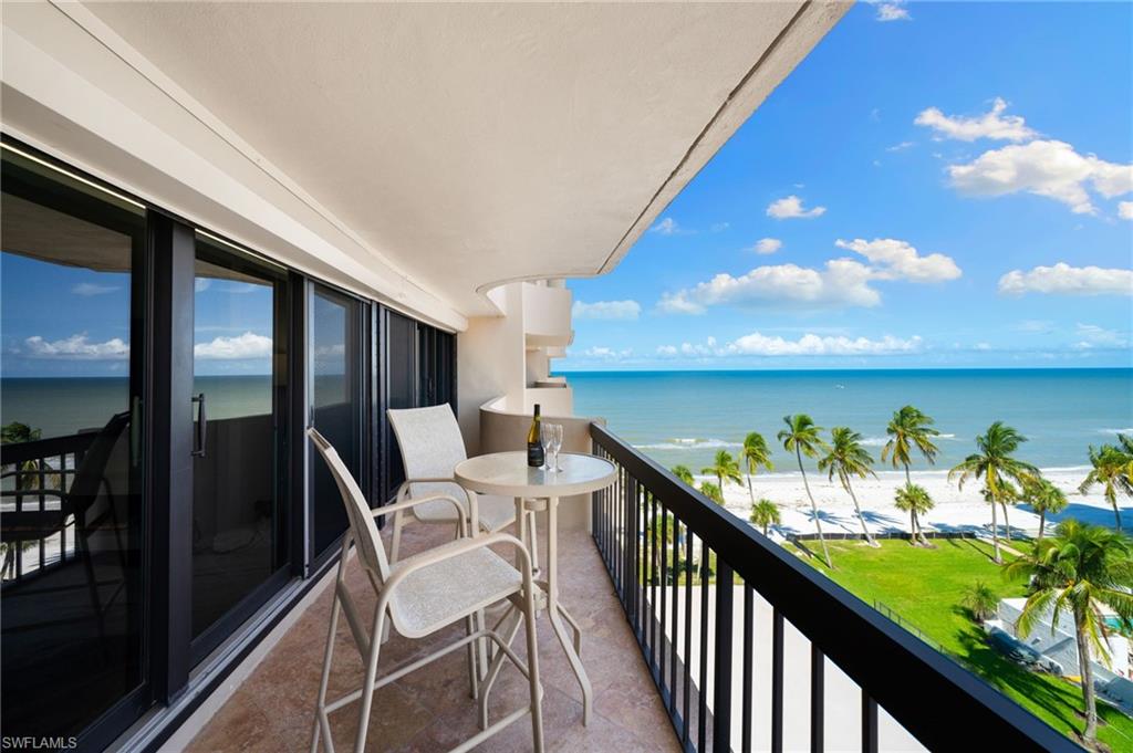 Balcony with a Gulf of Mexico view