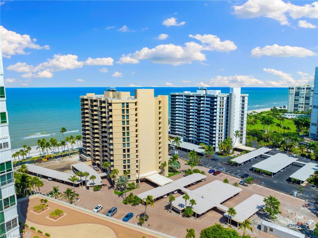 Bird's eye view of Beach and Gulf of Mexico