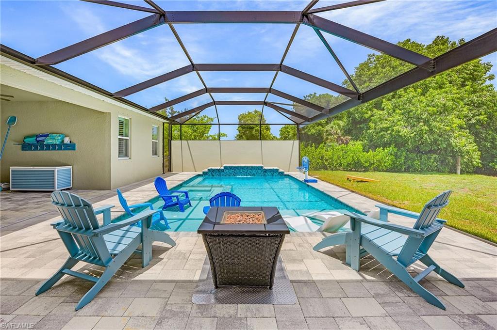 Resort-style outdoor space unlike most newer homes in Cape Coral, combining luxury, space, and functionality for the ultimate Florida Lifestyle.