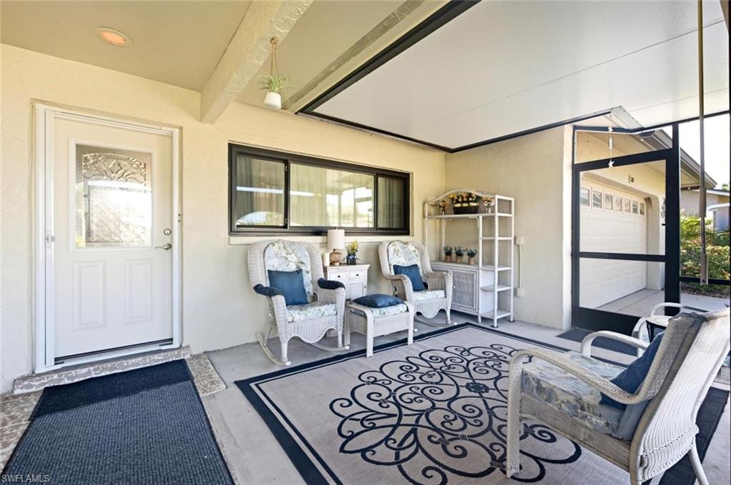 Screened front porch