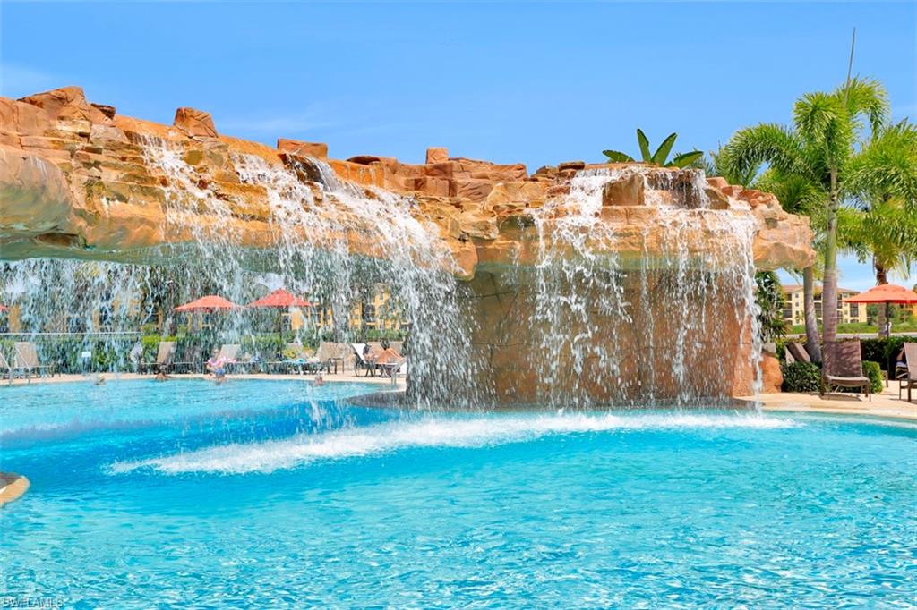 Waterfall at the Community Pool