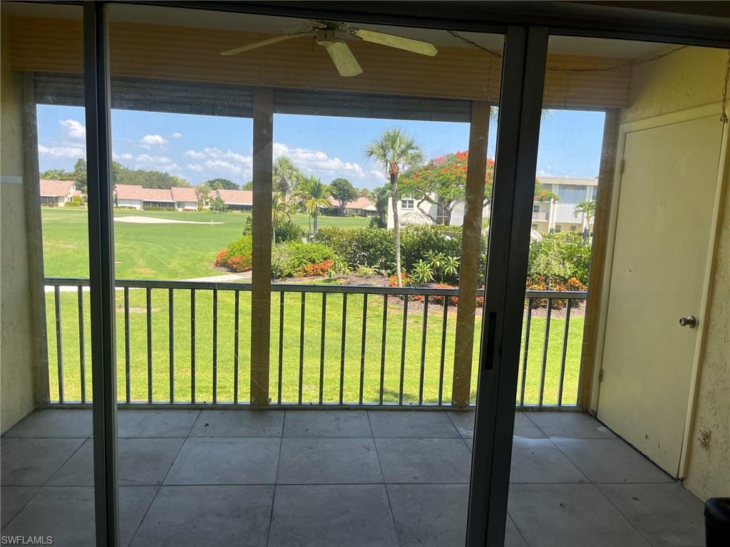Screened-In Lanai overlooking Pool and Golf Course