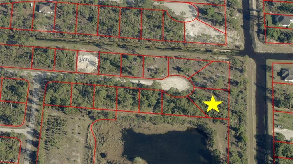 Map / location with property parcel outlined