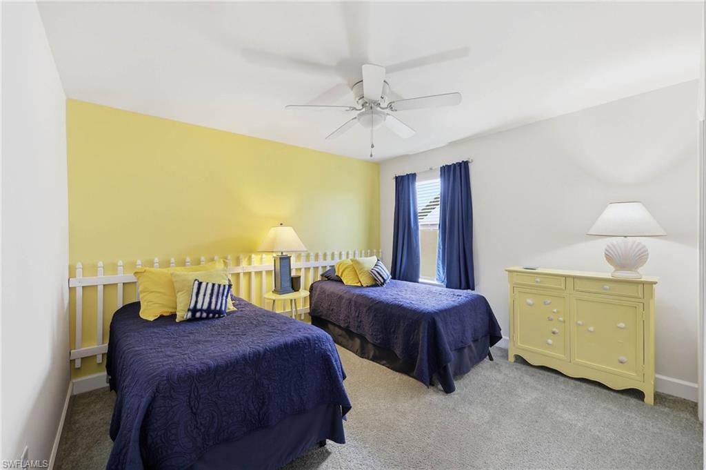 Guest Bedroom 3 - upper level - with adjoining full bathroom.