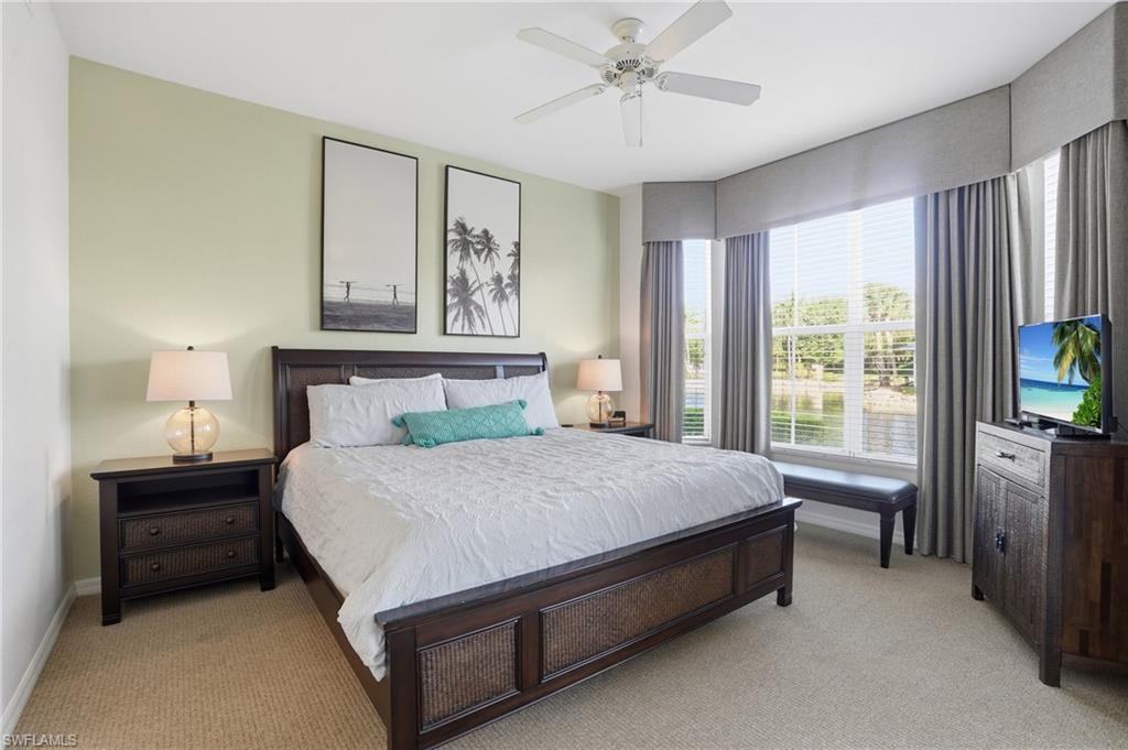 PRIMARY BEDROOM SUITE WITH WATER VIEWS FROM ALL WINDOWS!!