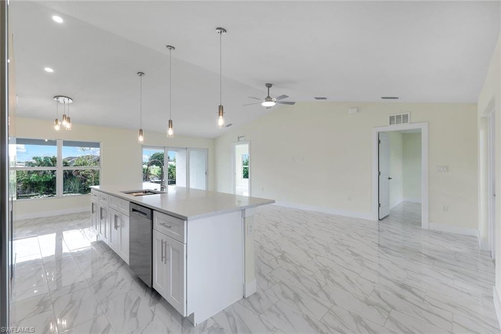 open concept floor plan
