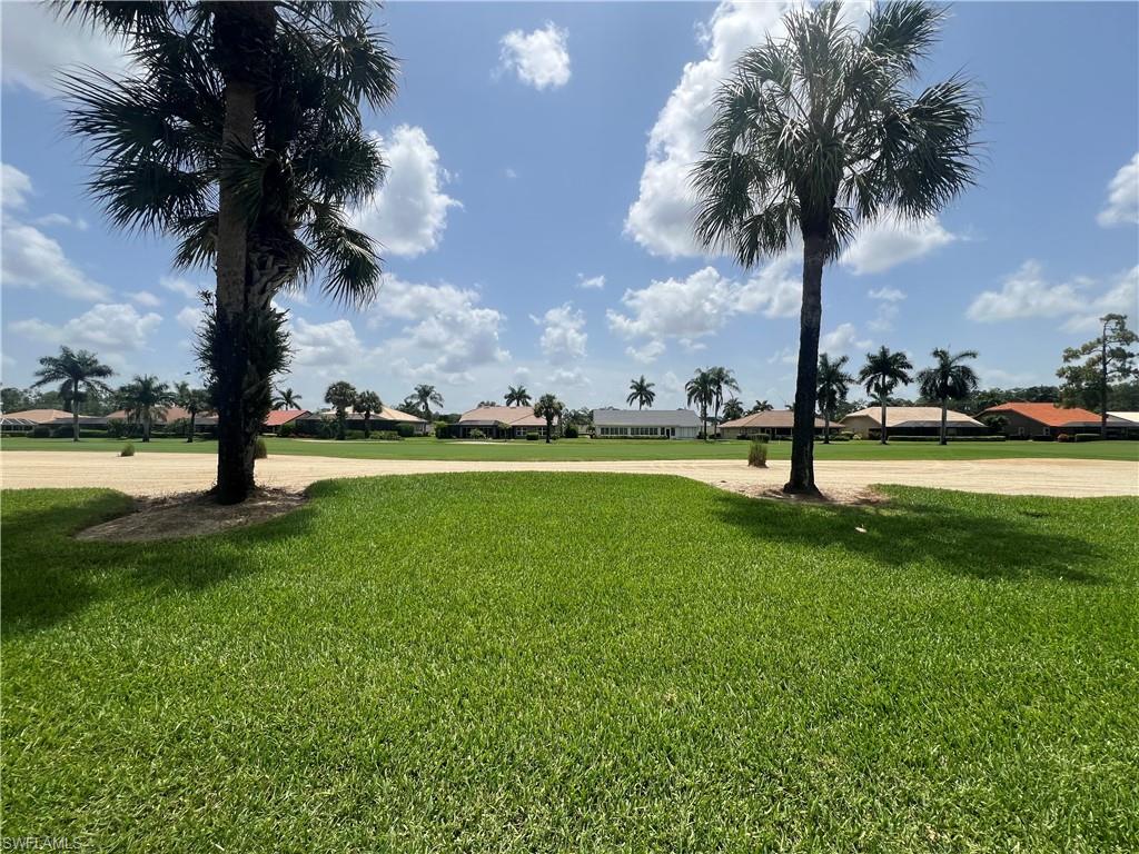 Golf course view from lanai