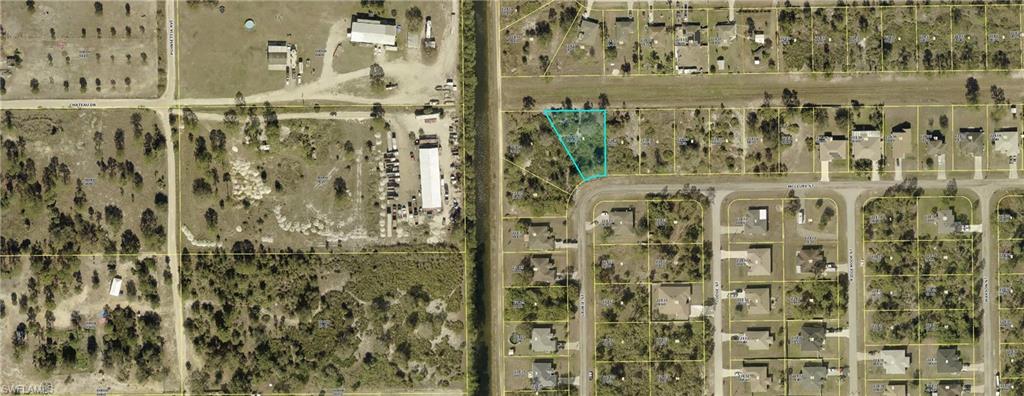 Map / location with property parcel outlined