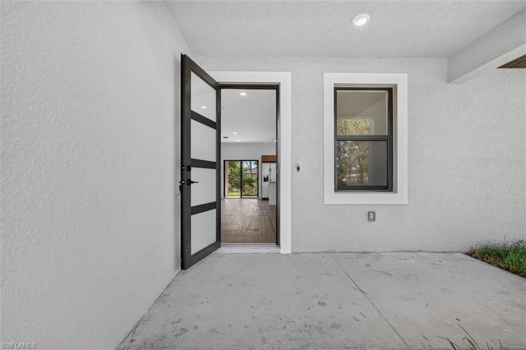 Exterior entry