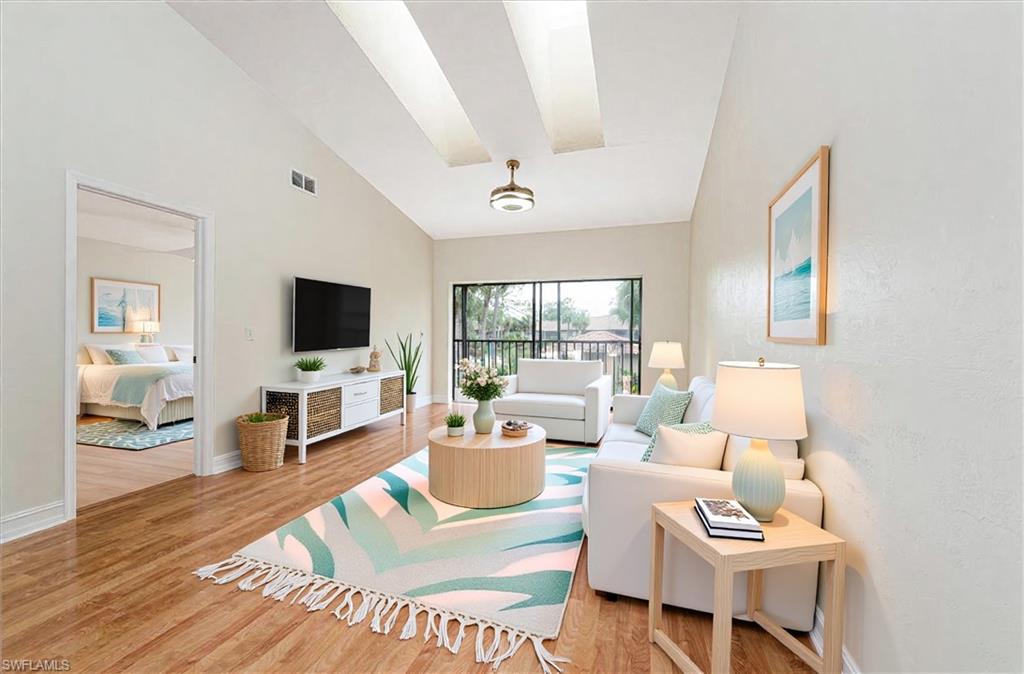 Spacious Floor Plan with vaulted ceilings & 2 skylights with lots of natural light, virtually staged
