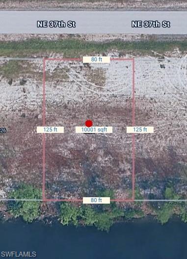 Property Survey. Outlining the dimensions and area of the property, with reference to NE 37th St