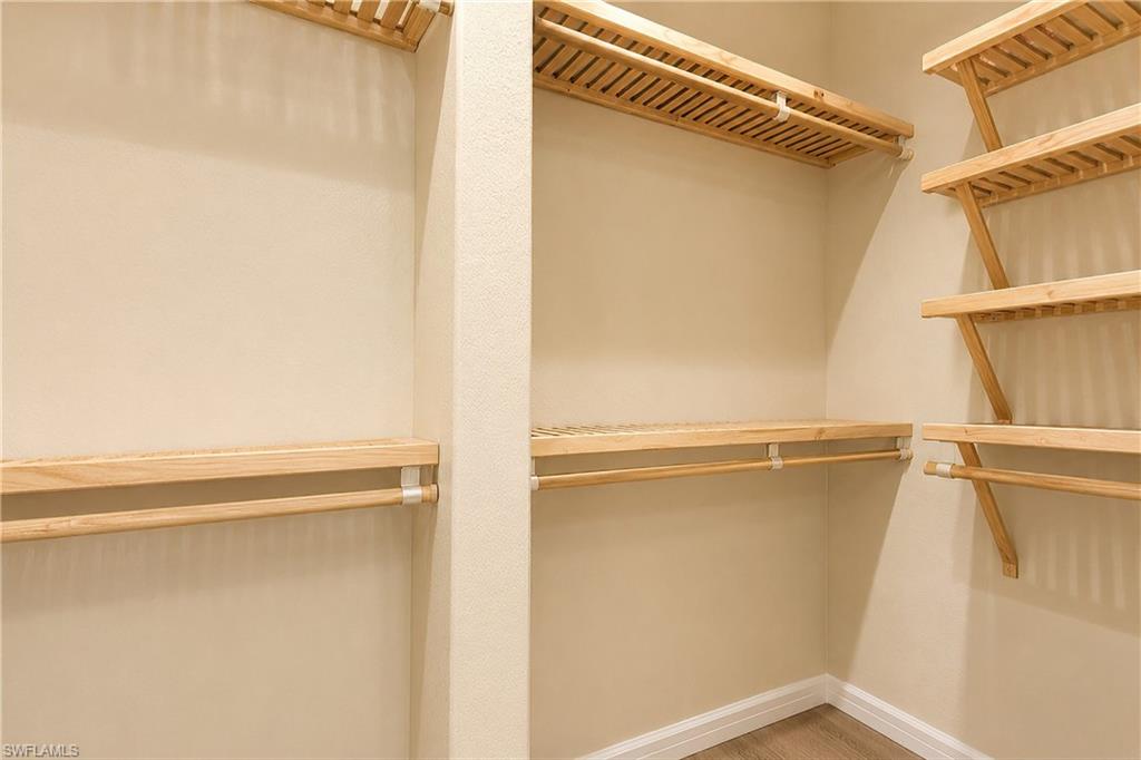 Closet Hardware in all closets & pantry