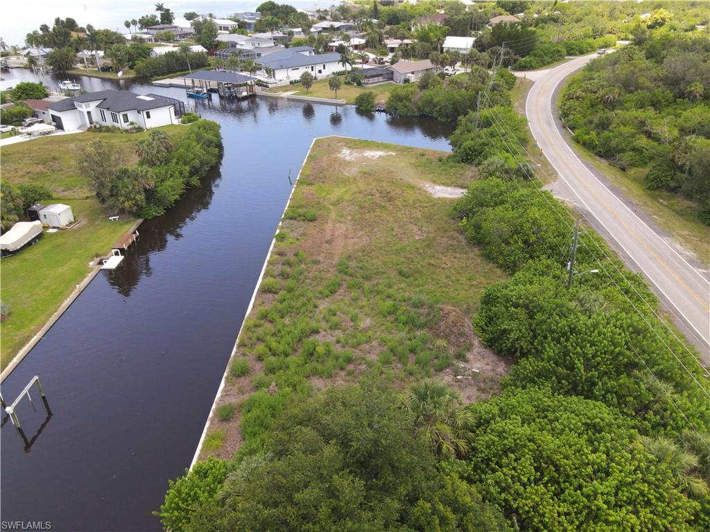 Aerial View down the lot